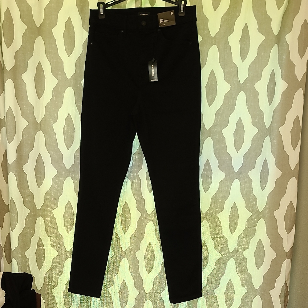 NEW Express Classic Black Denim